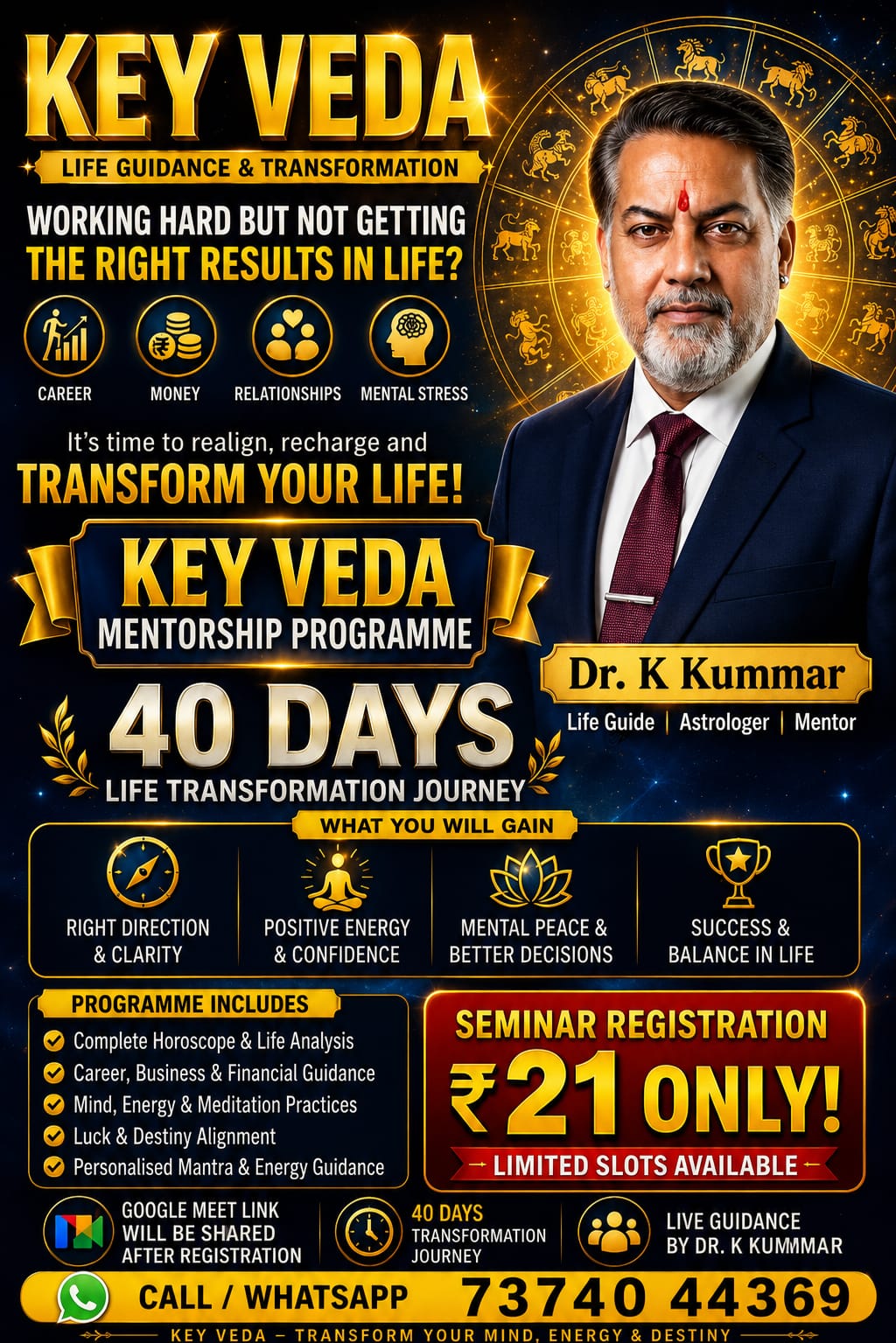 Key Veda Transformation Journey Banner