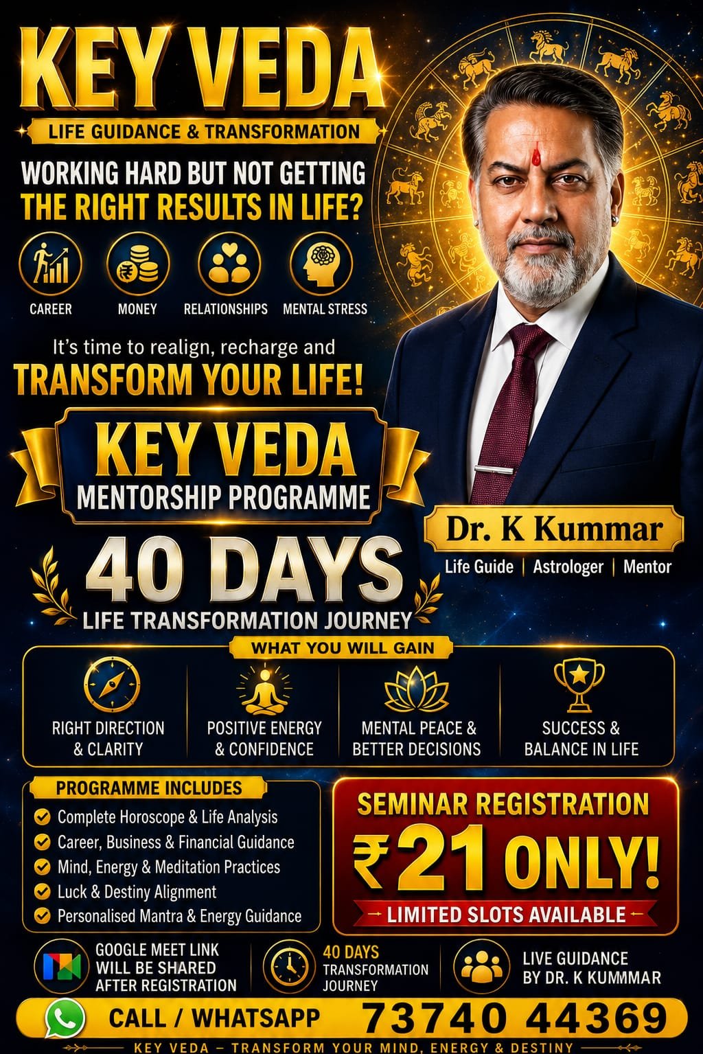 Key Veda Transformation Journey Banner